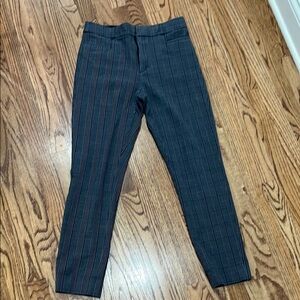 Banana Republic Blue Plaid Dress Pants